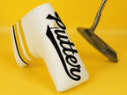 White Hockey Jersey Blade Putter Head Cover