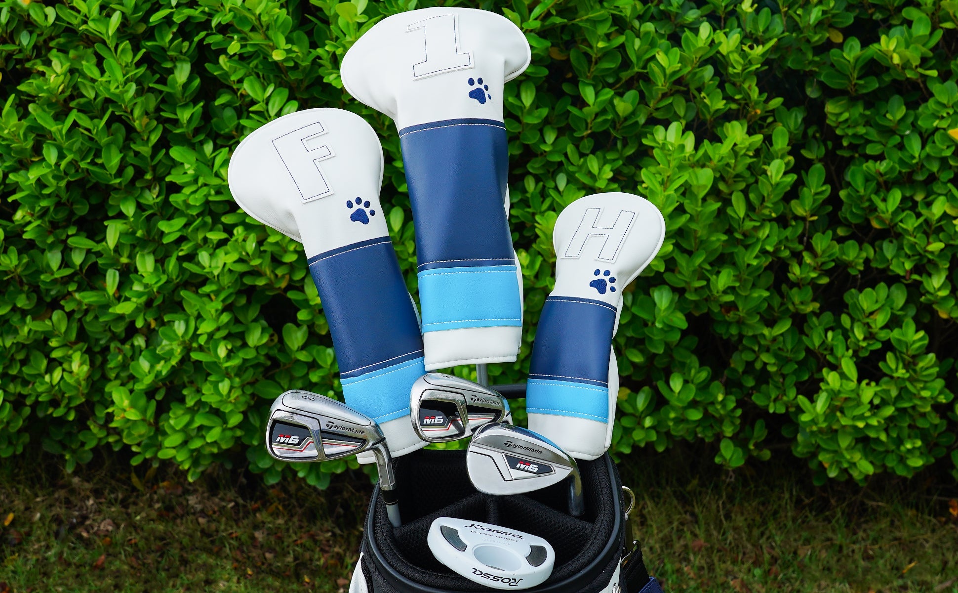 Blue Claw Driver Head Cover Set
