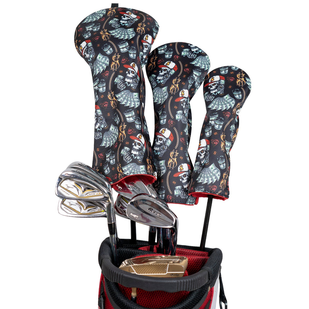 Black Bill Driver Golf Head Cover Set