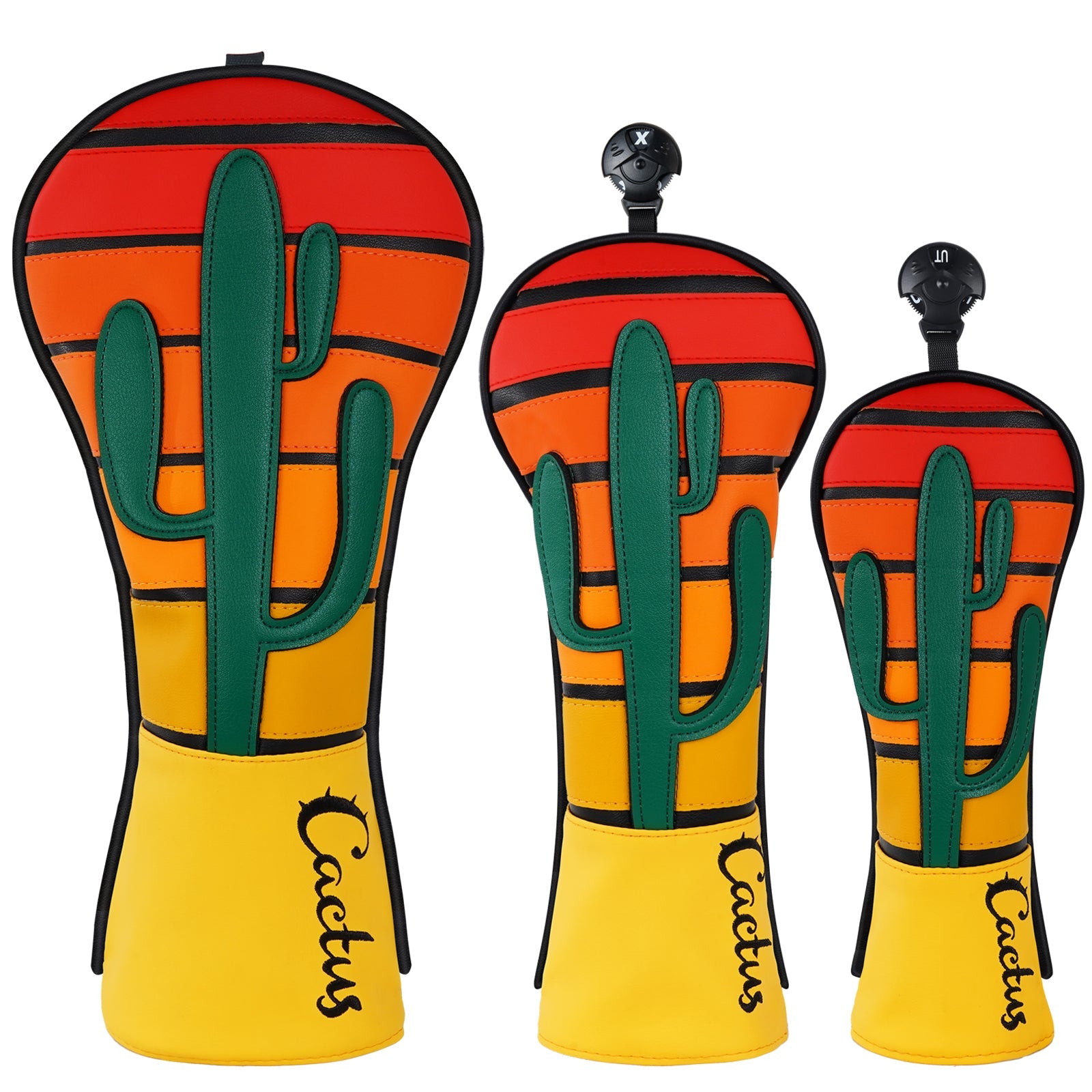 Cactus Golf Head Cover Set