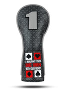 Black Poker Driver Head Cover Set
