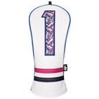 Purple Summer Numbers Golf Headcover Set