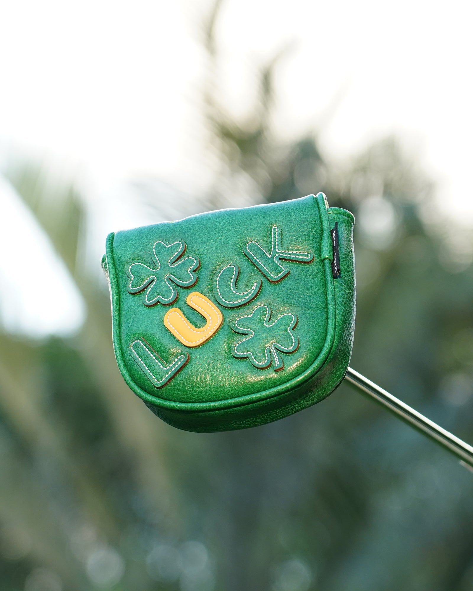 Green Luck Four-Leaf Clover Golf Headcover Sets