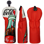 Red Coke Golf Headcover Set