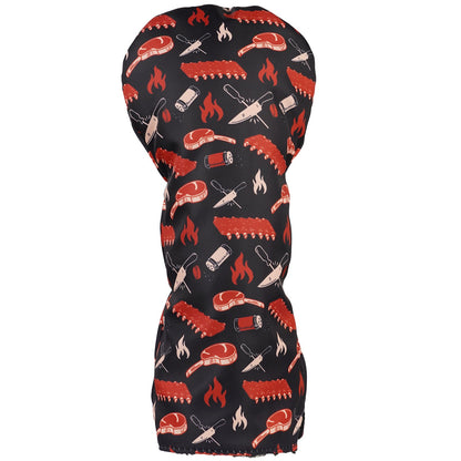 Black Barbecue Driver Head Cover