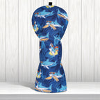 Blue Shark Driver Golf Head Cover Set