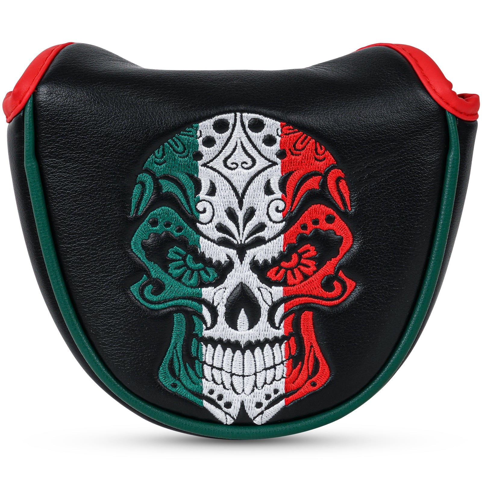 Black Mexican Day of the Dead Golf Head Cover Set