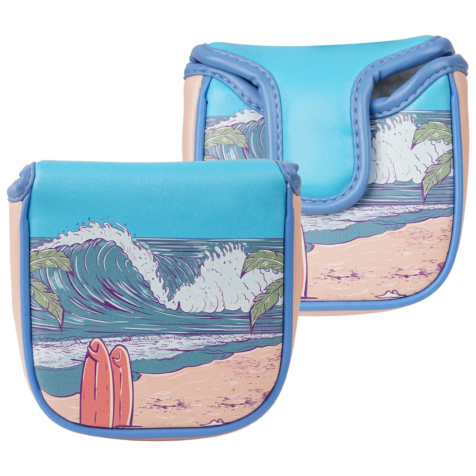 Wave Magnet Square Putter Head Cover