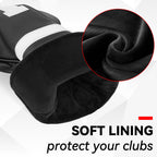 Black and White Stripes Golf Headcover Set