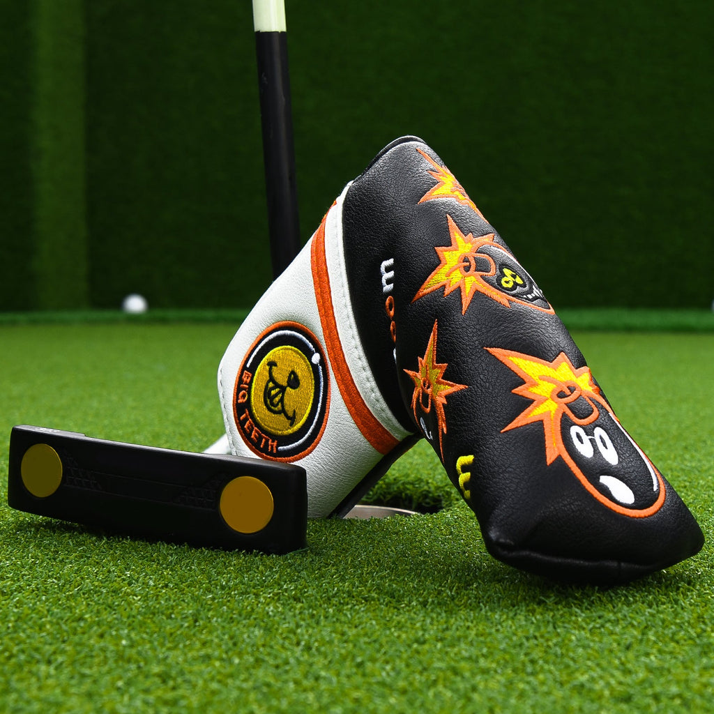 Black Mine Magnetic Single Ear Head Cover Set