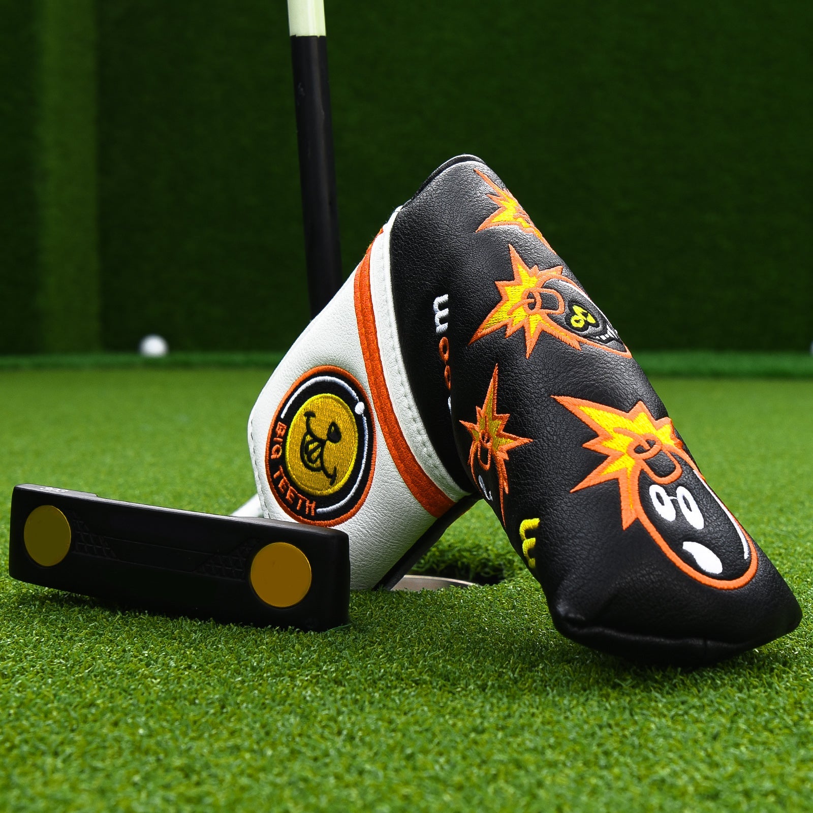 Black Mine Magnetic Single Ear Head Cover Set