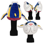 Fish Head Plush Animal Driver Head Cover