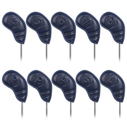 Blue Red Hexagon Iron Cover 10pcs（4-9，P,A,S,L）