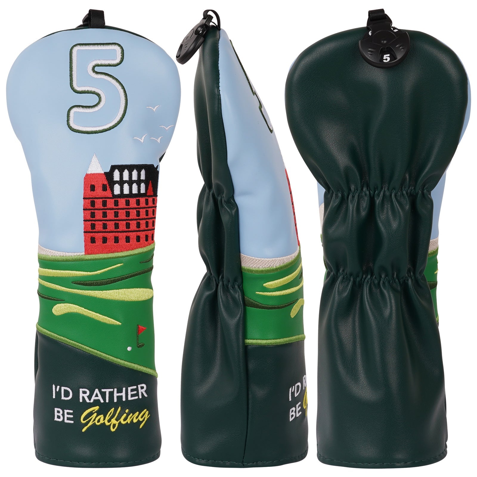 Golf Course Golf Headcover Set