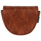 Brown Leather Mallet Putter Golf Head Cover