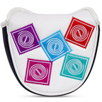 Blue White Cyclone Magnet Mallet Putter Cover