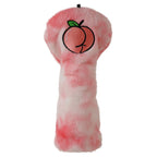 Peach Coconut Flamingo Plush Driver Head Cover