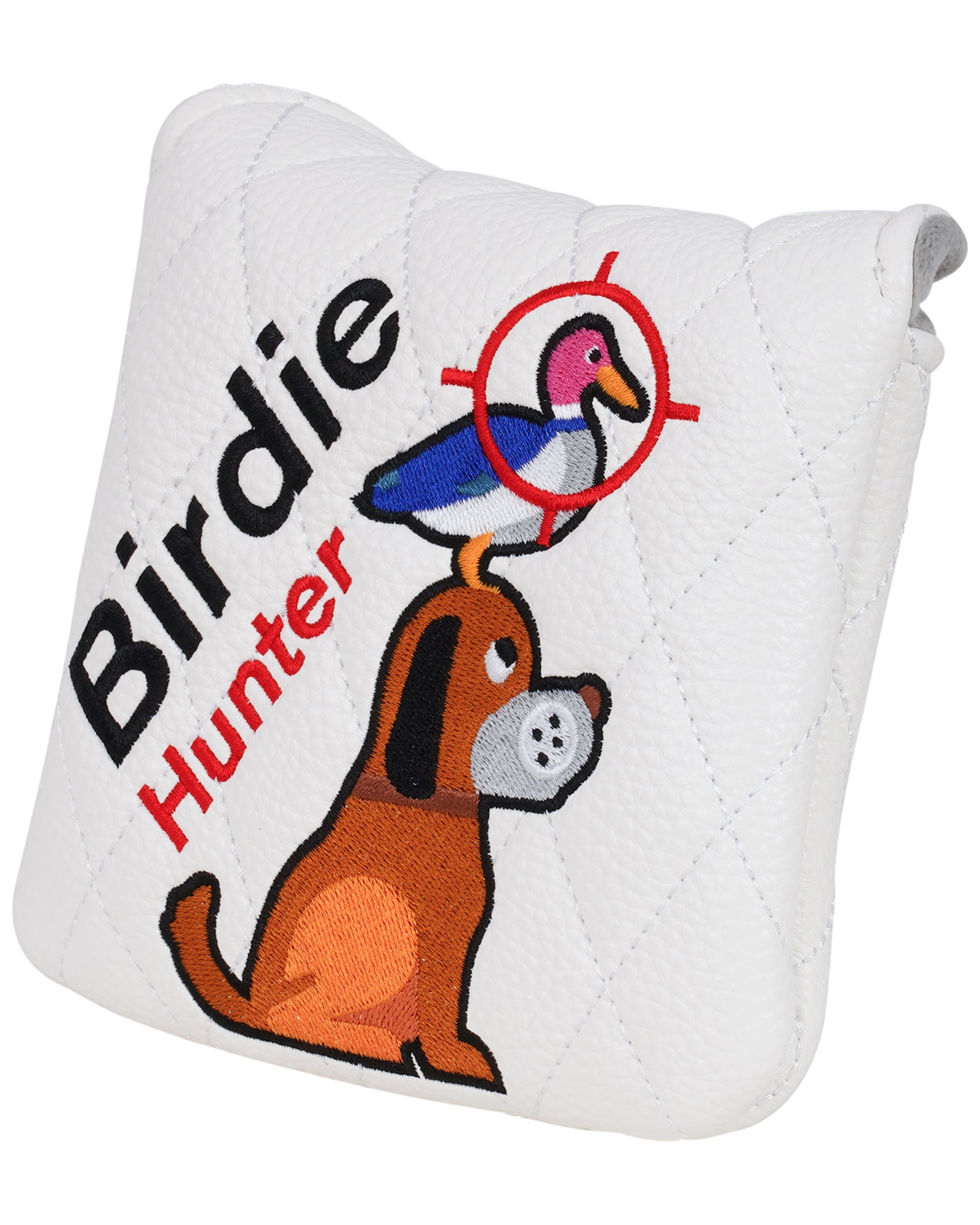 White Birdie Hunter Square Putter Covers