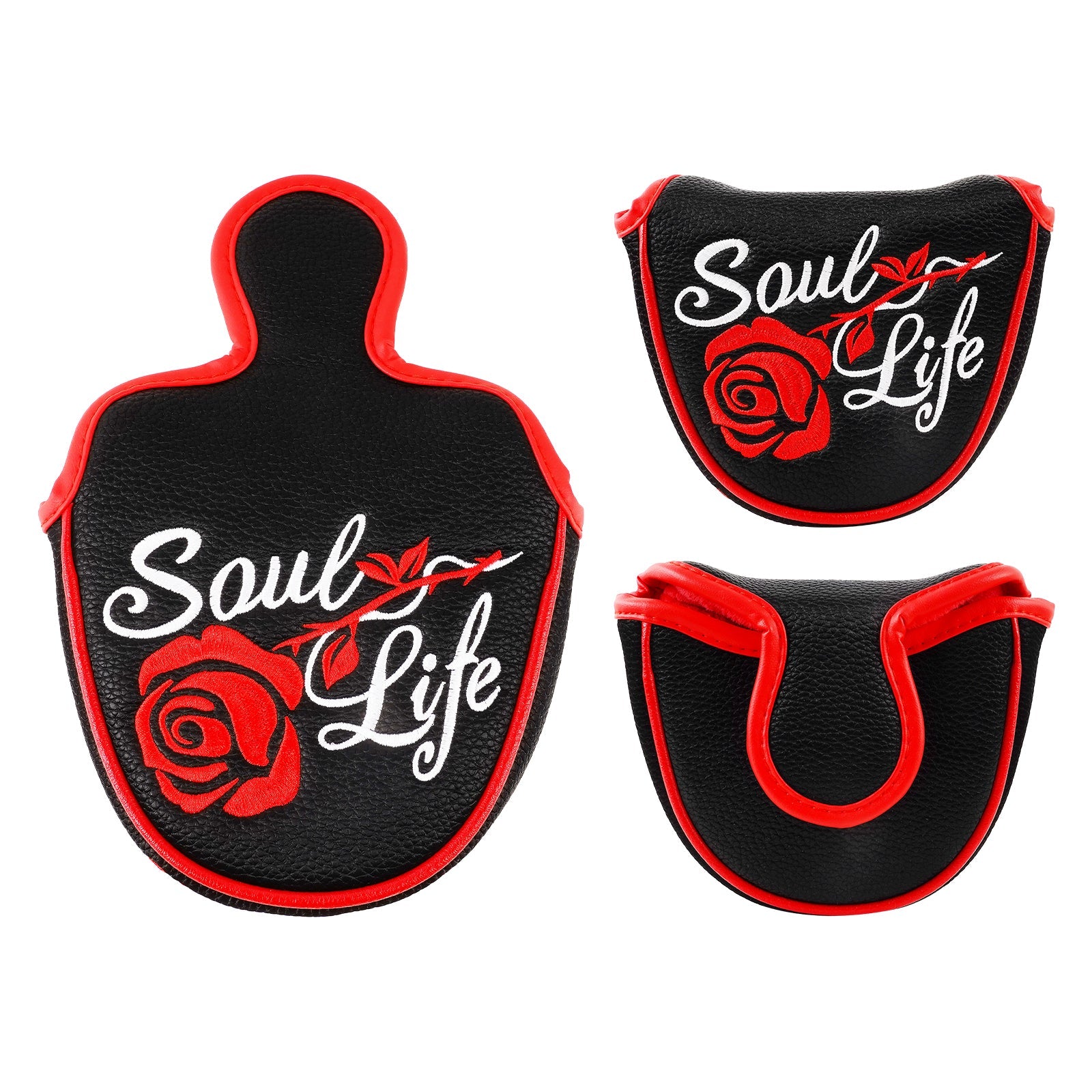 Rose Driver Putter Head Cover Set
