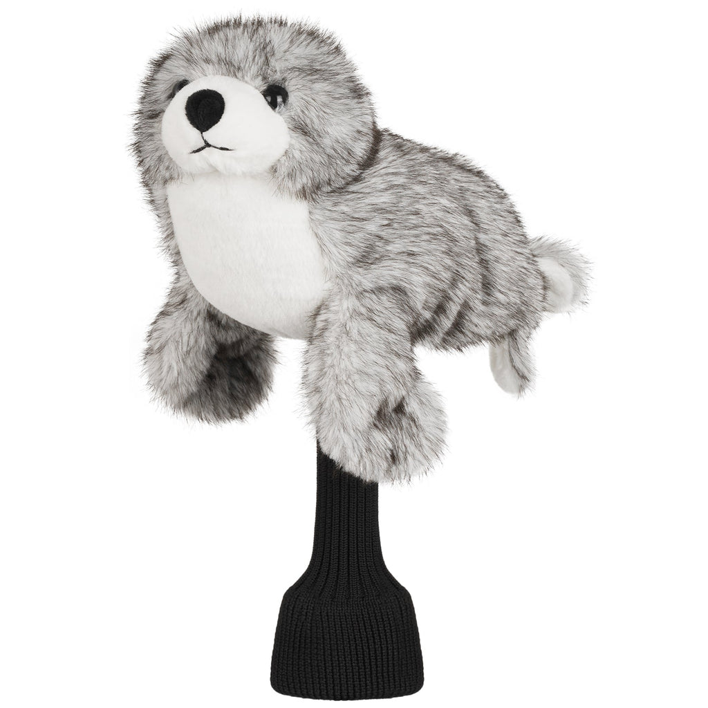 Gray Seal Plush Animal Golf Headcover