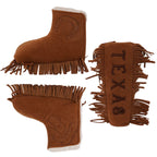 Brown Cowboy Tassels Blade Putter Headcover