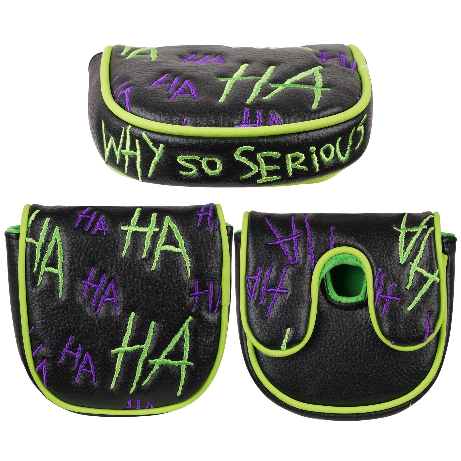 Green & Purple HAHA LAB DF3 Putter Head Cover