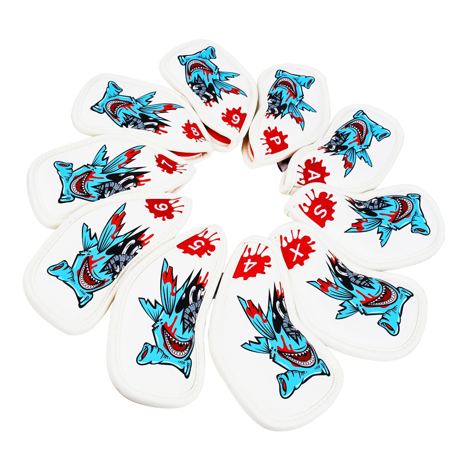 Shark Iron Covers 10PCS (4-9，P,A,S,X)