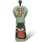 Green Diglett Wood Putter Head Cover Set
