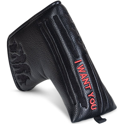 US Army Wood Putter Head Cover Set