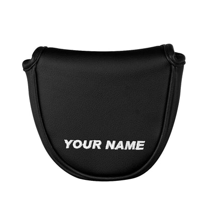 Custom Mallet Putter Head Cover with Your Name