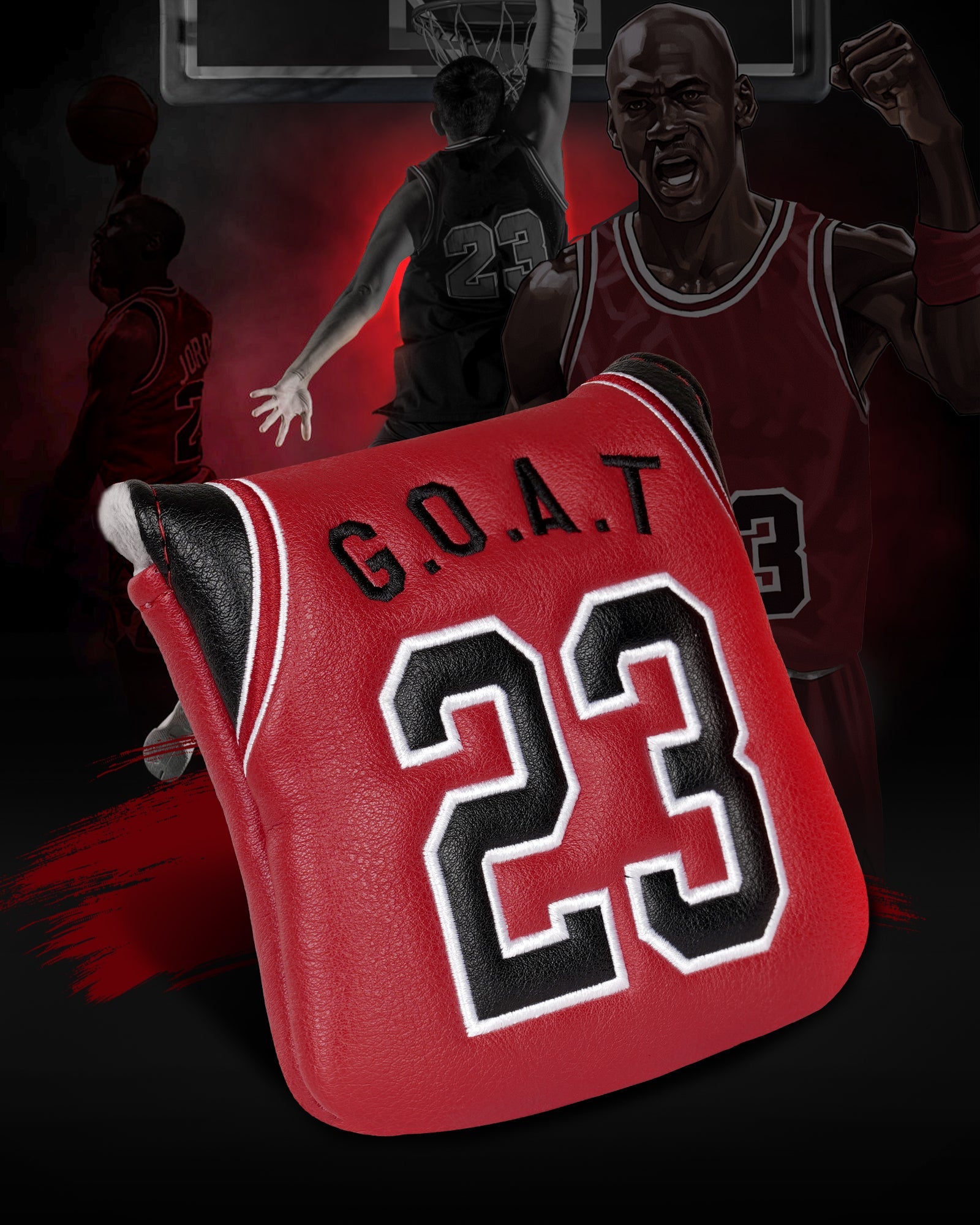 Greatest Of All Time Driver Putter Golf Head Cover Set