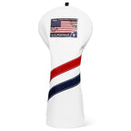 White Stamp Driver Head Cover