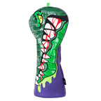 Alligator Purple Leather Driver Head Cover