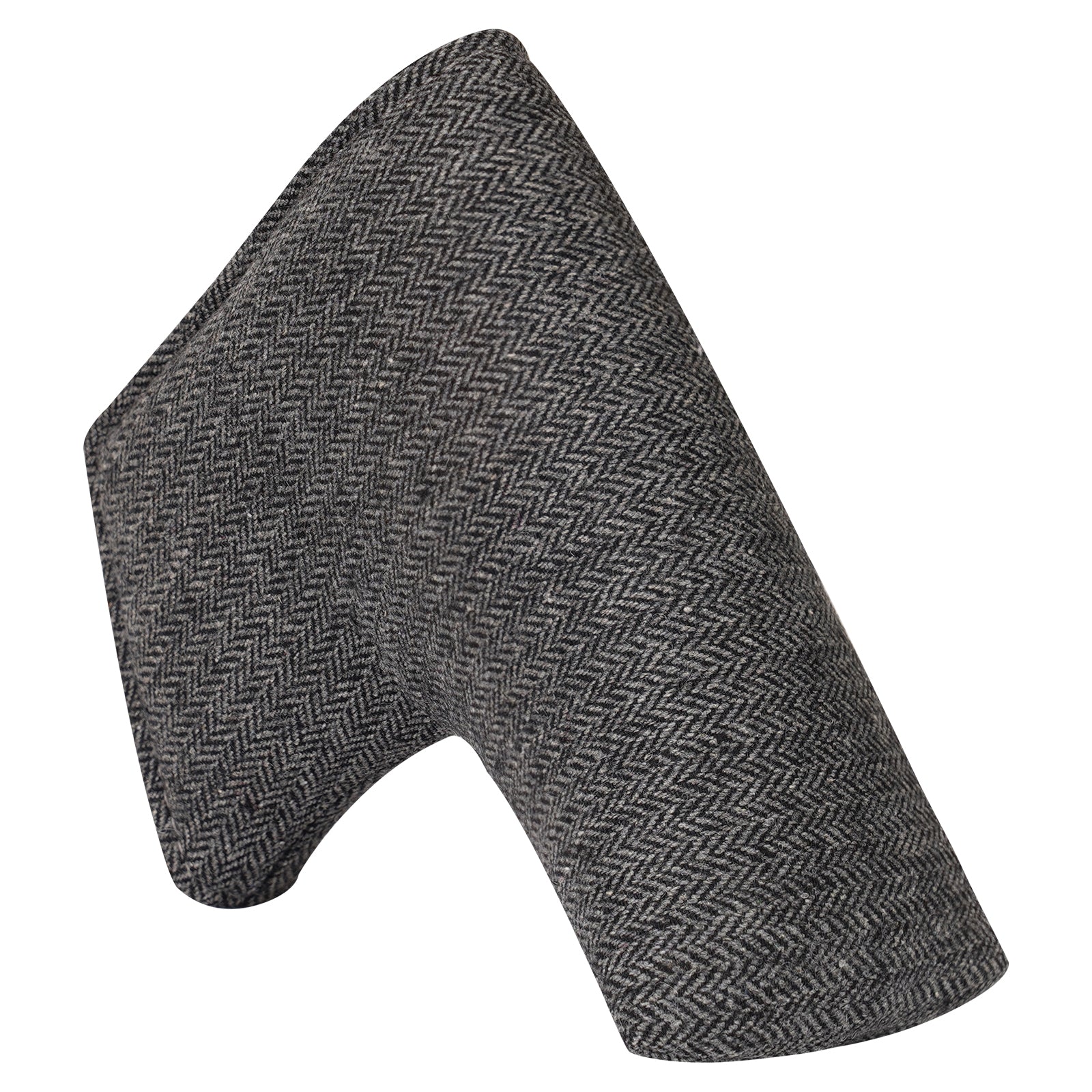 Gray Blue Knitted Blade Putter Head Cover