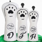 Long Plush Bear Paw Wood Head Cover Set