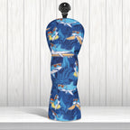 Blue Shark Driver Golf Head Cover Set