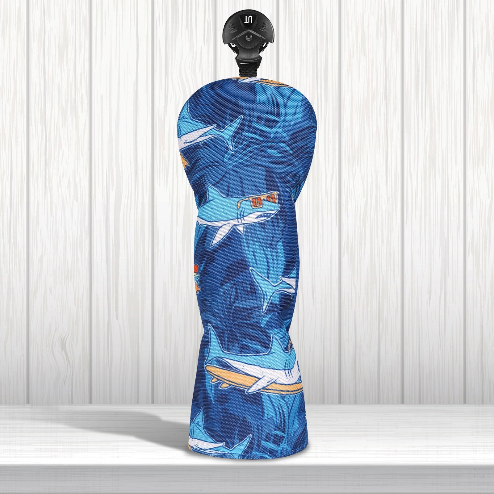 Blue Shark Driver Golf Head Cover Set