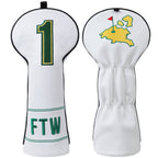 White FTW Driver Head Cover