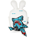 White PU Monster Fish Head Cover Set