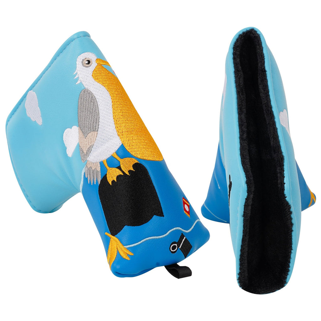 SAY NO TO PLASTIC Wood Putter Head Cover Set