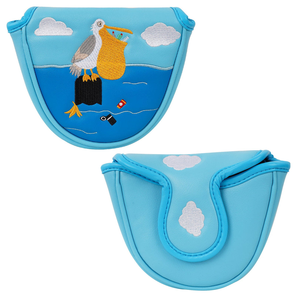 SAY NO TO PLASTIC Wood Putter Head Cover Set