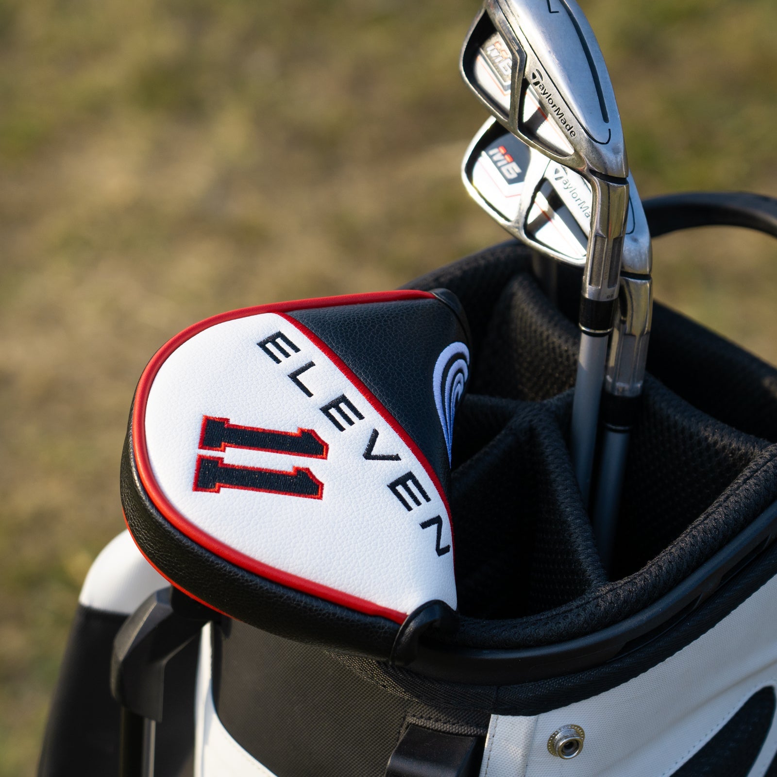 Black& White Mallet Putter Head Cover