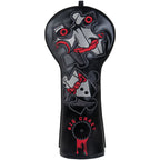 Black Saw Cry Series Embroidered Wooden Head Cover Sets