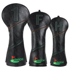 Birdie Black Golf Head Cover Set