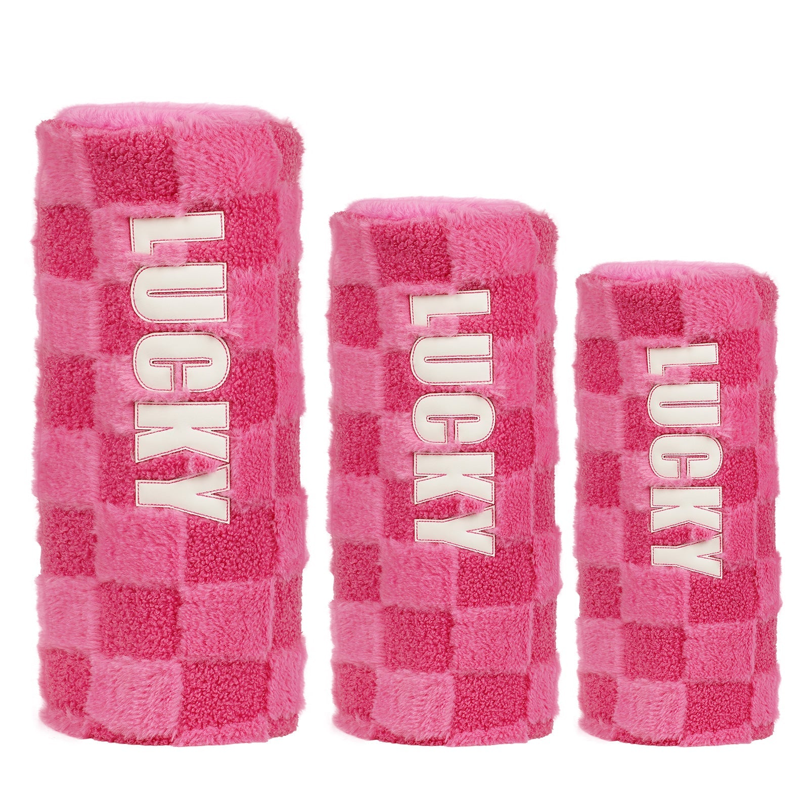 Pink LUCKY Driver Head Cover Set