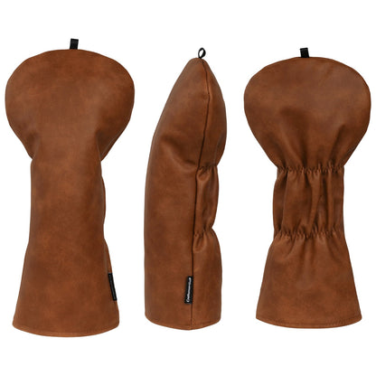 Custom Genuine Leather Golf Headcovers with Logo