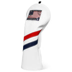 White Stamp Driver Head Cover