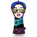 Leopard-print Lady with Sunglasses Driver Golf Headcover