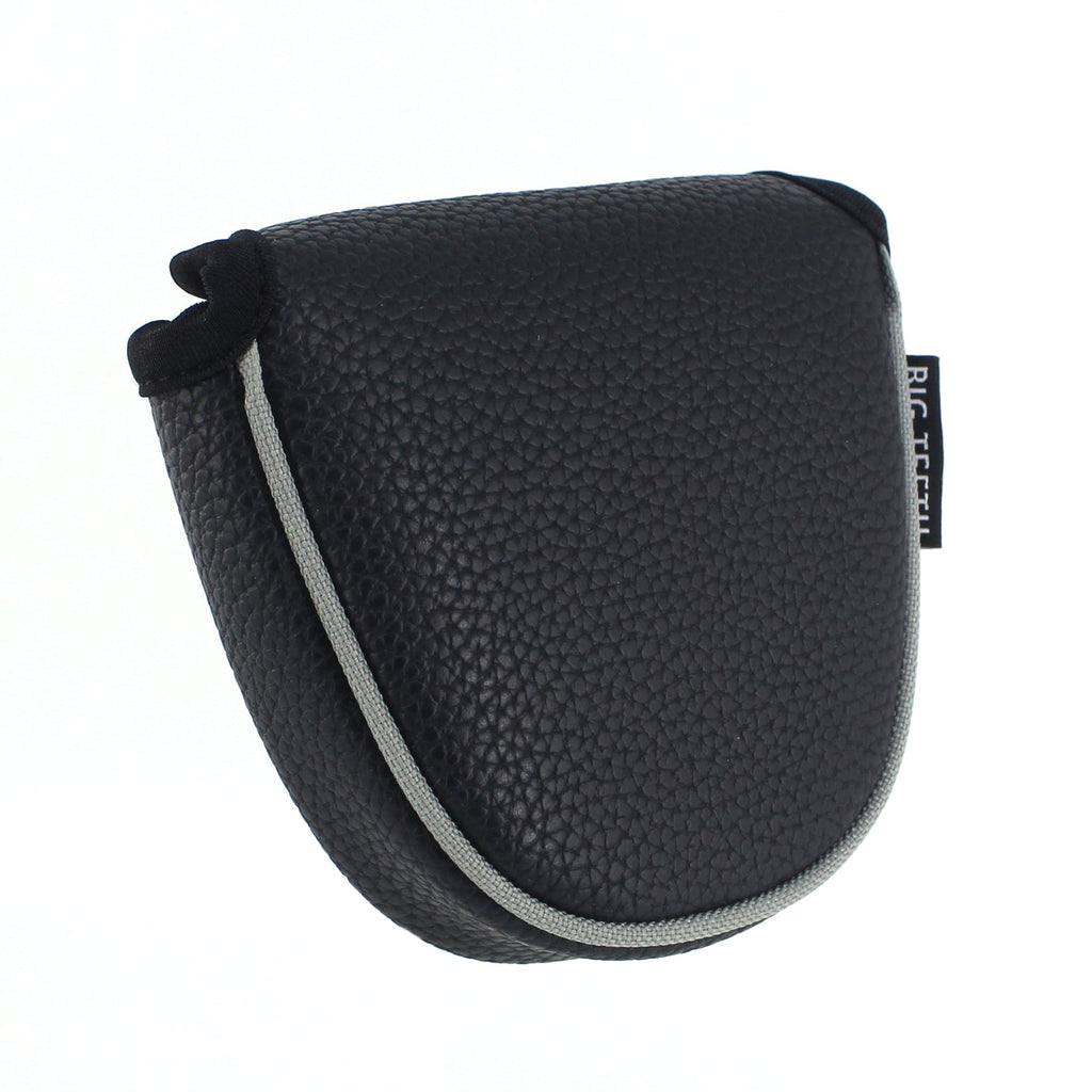 Black Large Litchi Pattern Mallet Putter Head Cover