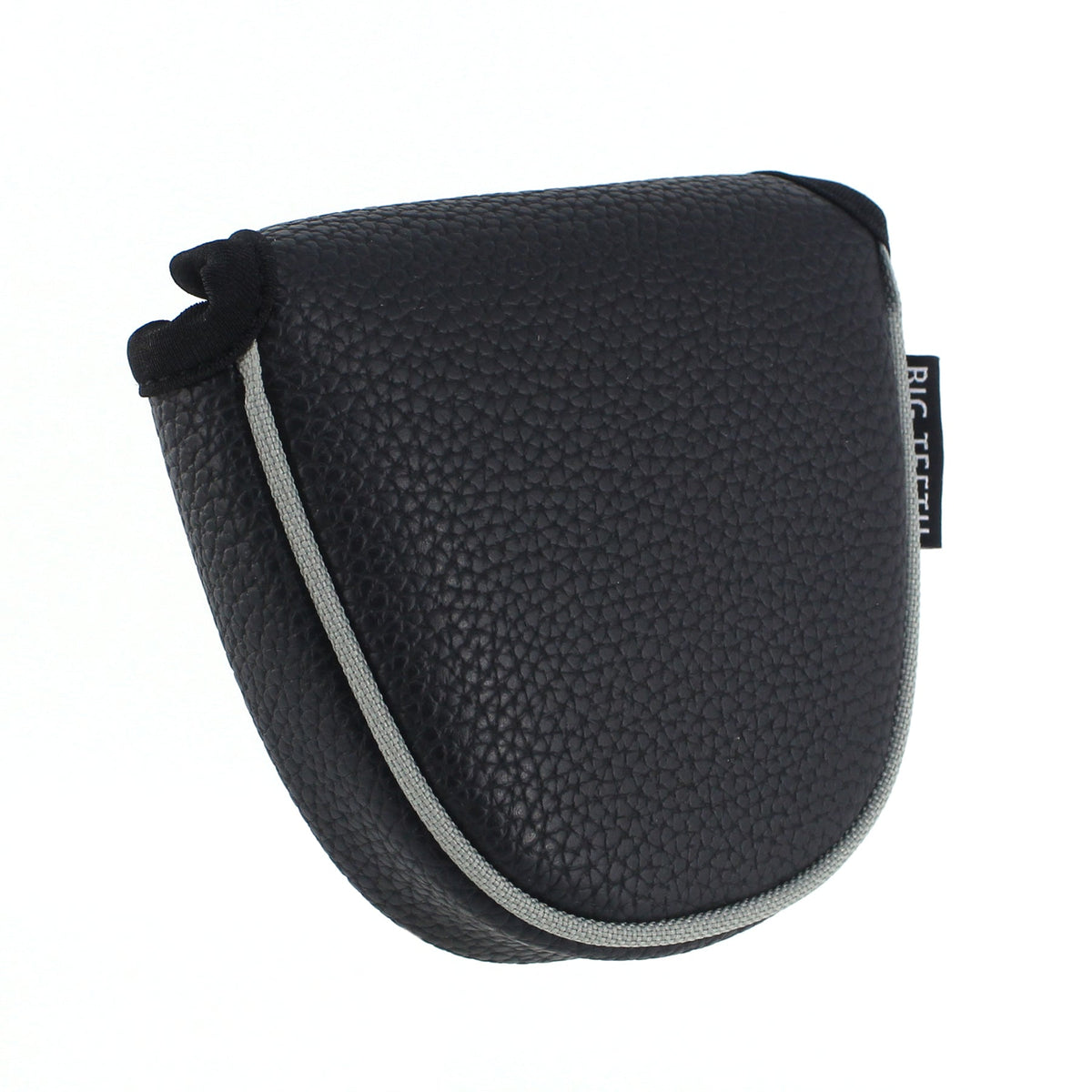 Black Large Litchi Pattern Mallet Putter Head Cover
